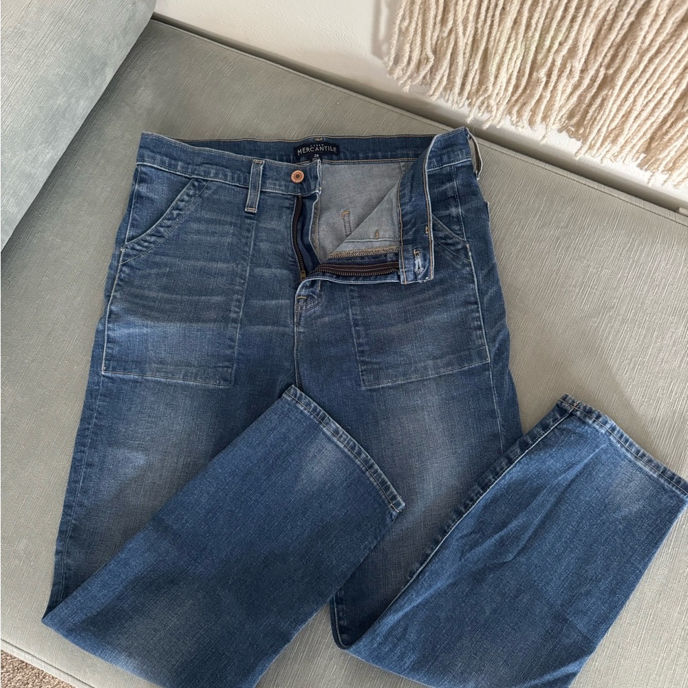 J. Crew Classic Blue Ankle Jeans